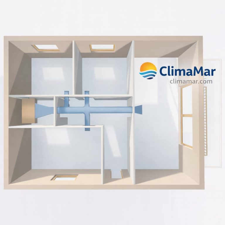 Instalaci&oacute;n aire acondicionado por conductos para&nbsp;80&nbsp;m<sup>2</sup> photo