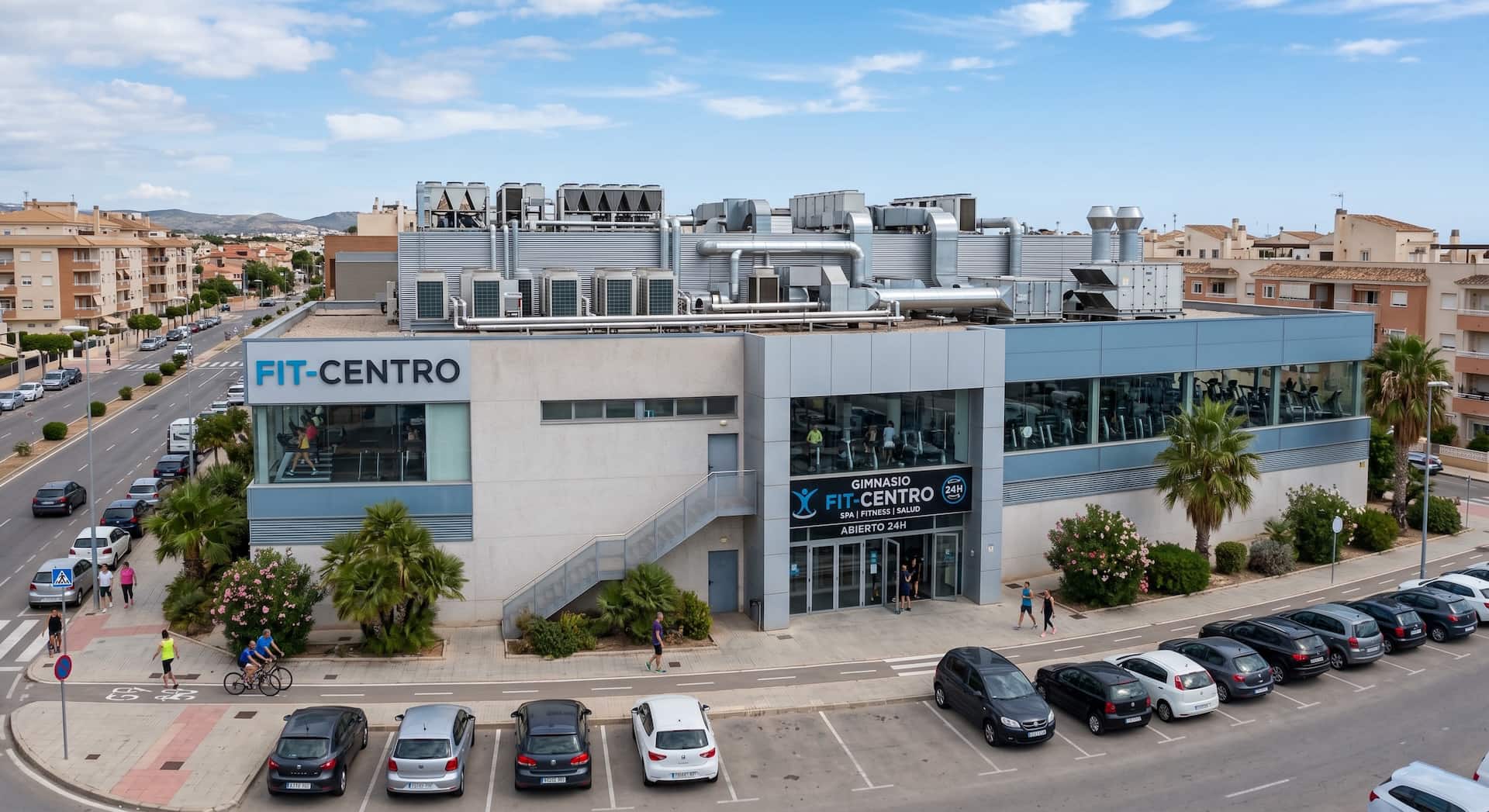 Proyecto climatización gimnasio profesional