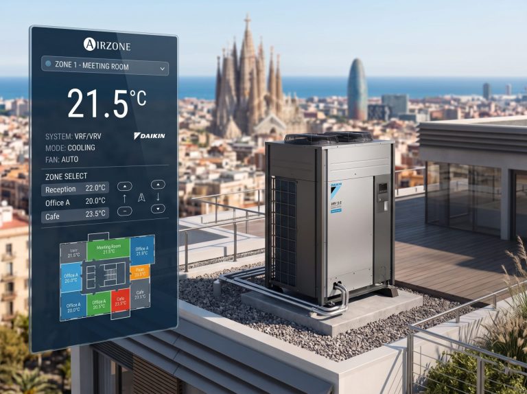 Proyecto Climatizaci&oacute;n HVAC VRV/VRF con AirZone en Barcelona